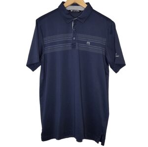 Travis Mathew Men's Pullover Collared Athletic Golf Polo Short Sleeve Shirt Sz M